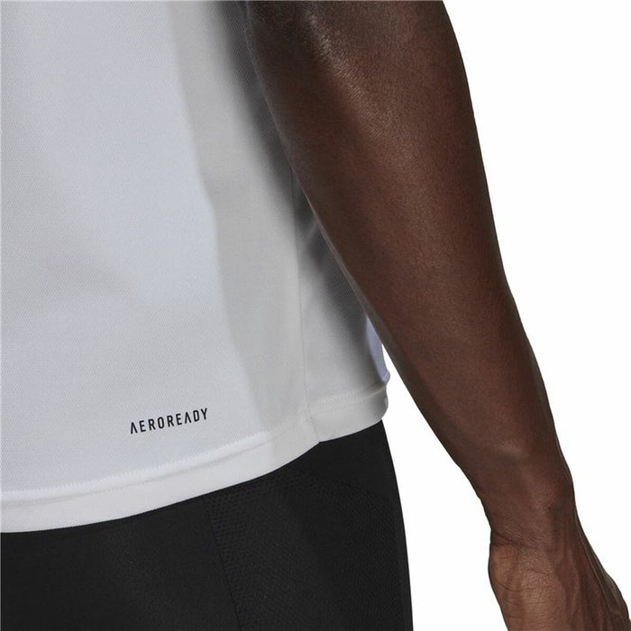 Tricou cu Mânecă Scurtă Femei Adidas  Aeroready D2M Sport  Alb