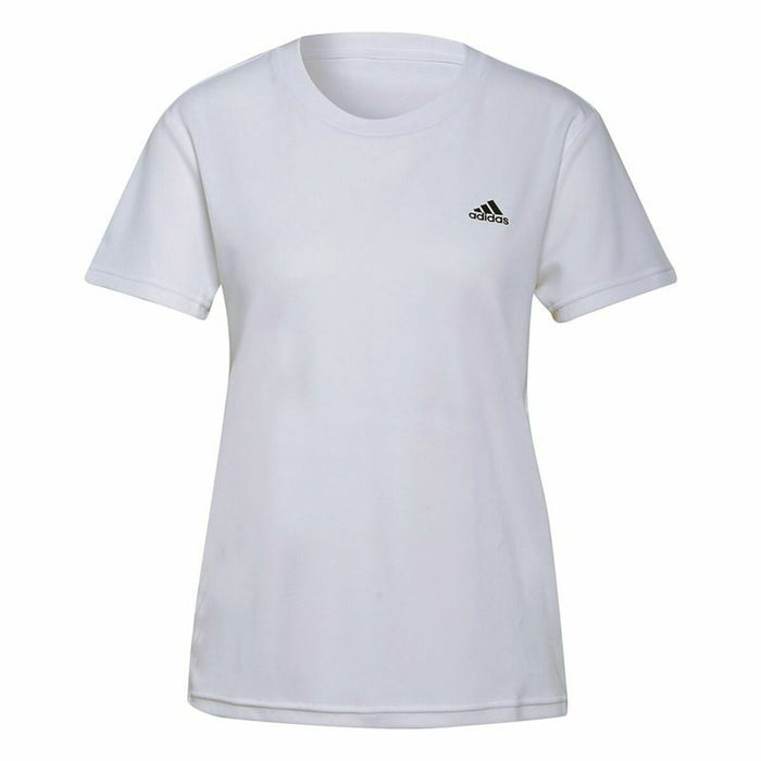 Tricou cu Mânecă Scurtă Femei Adidas  Aeroready D2M Sport  Alb