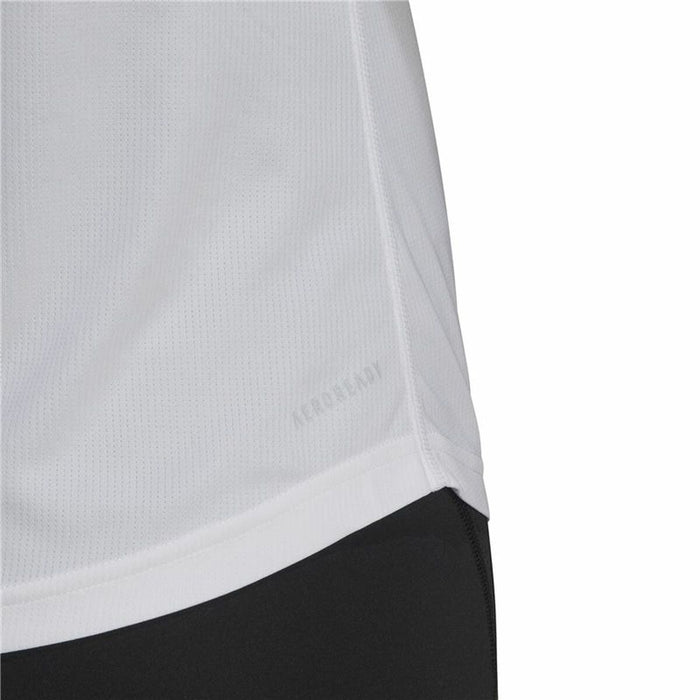 Tricou cu Mânecă Scurtă Femei Adidas  Run It  Alb