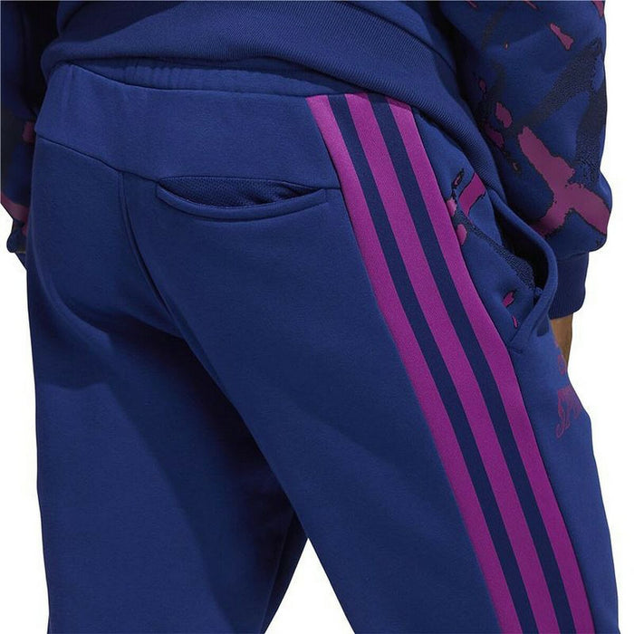 Pantaloni lungi de sport Adidas Reverse Retro Future Icons Albastru Bărbați