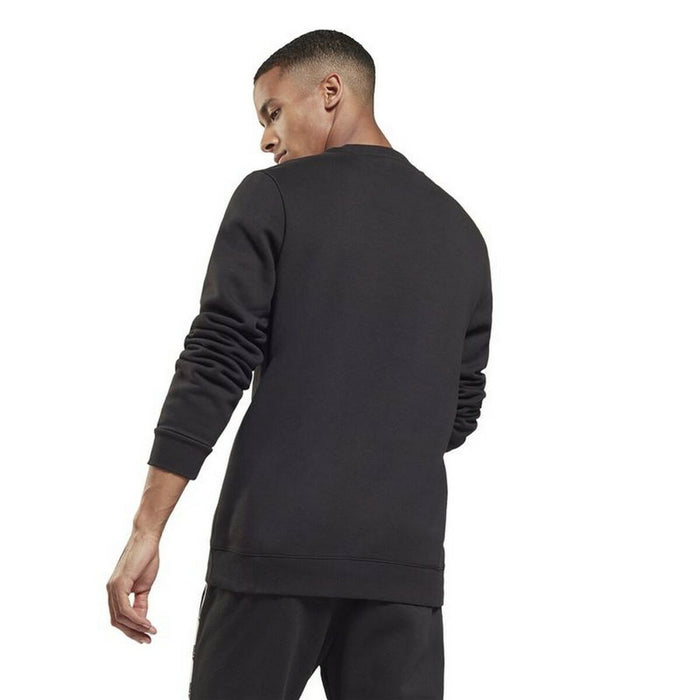 Hanorac fără Glugă Bărbați Reebok Essentials Vector Negru