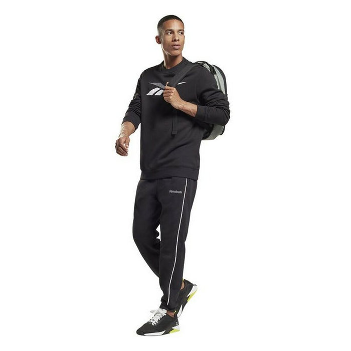 Hanorac fără Glugă Bărbați Reebok Essentials Vector Negru