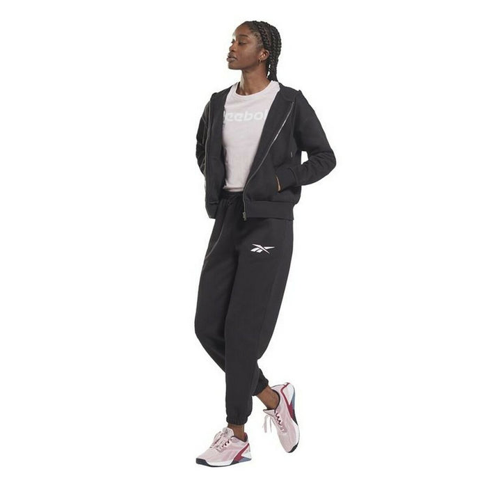 Jachetă Sport de Damă Reebok Training Essentials Vector Full-Zip Negru
