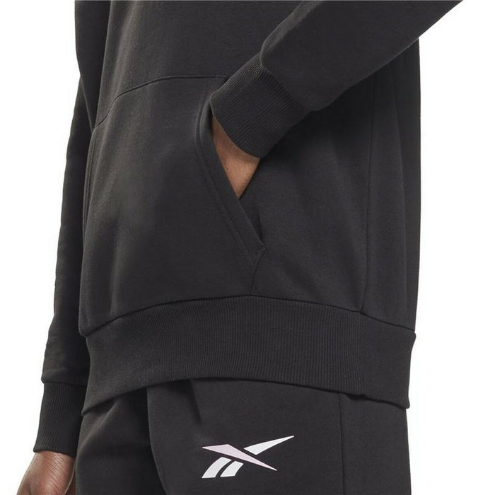 Hanorac cu Glugă Femei Reebok Essentials Vector Negru