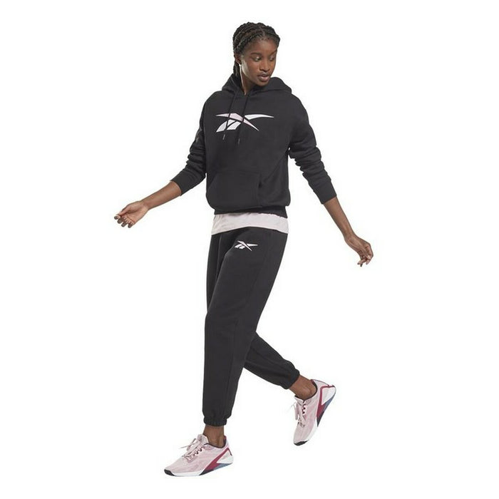 Hanorac cu Glugă Femei Reebok Essentials Vector Negru