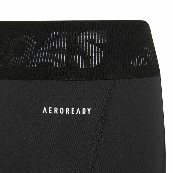 Colanți Sport pentru Copii Adidas Techfit Aeroready Negru