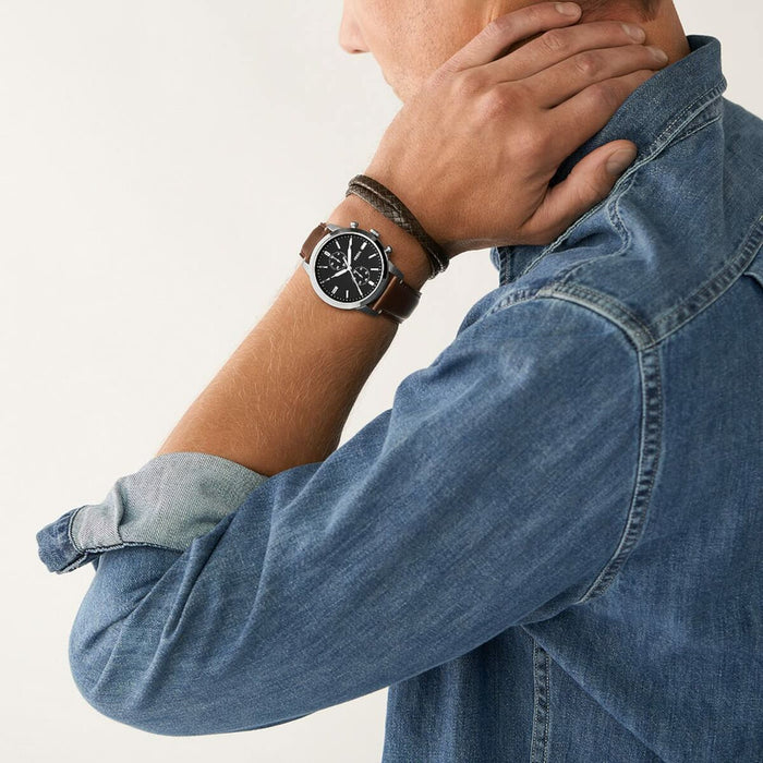 Ceas Bărbați Fossil FS5967SET Negru