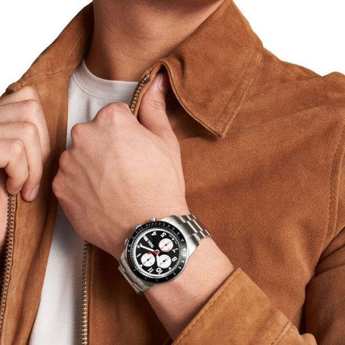Ceas Bărbați Fossil FS6045 Negru Argintiu (Ø 34 mm)