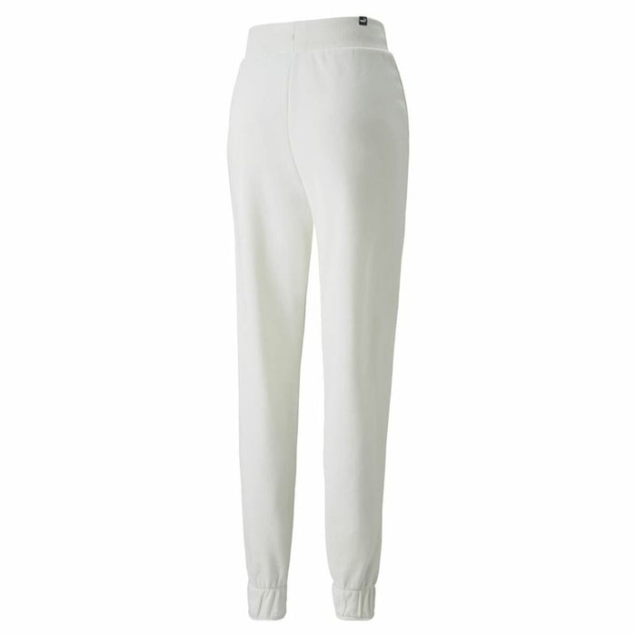Pantaloni lungi de sport Puma Embroidery High Munte Alb Femeie