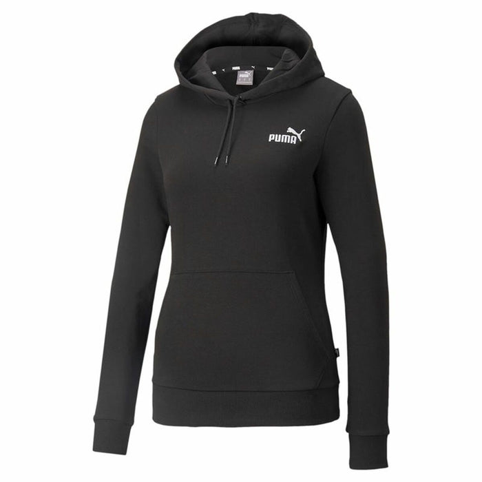 Hanorac cu Glugă Femei Puma Essentials+ Embroidery Negru