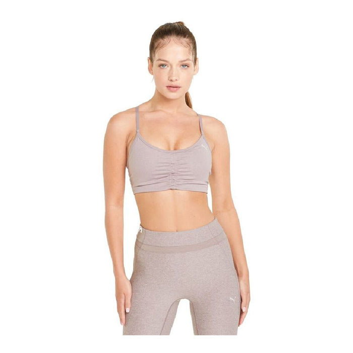 Sutien Sport Puma Low Impact Studio Foundation Gri Mov