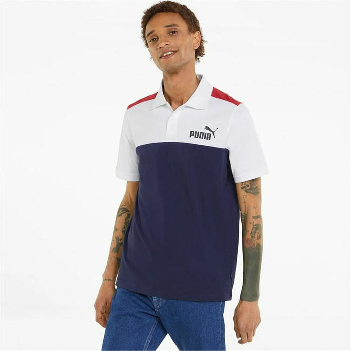 Tricou cu Mânecă Scurtă Bărbați Puma Essentials+ Block M