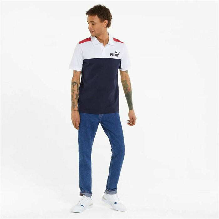 Tricou cu Mânecă Scurtă Bărbați Puma Essentials+ Block M