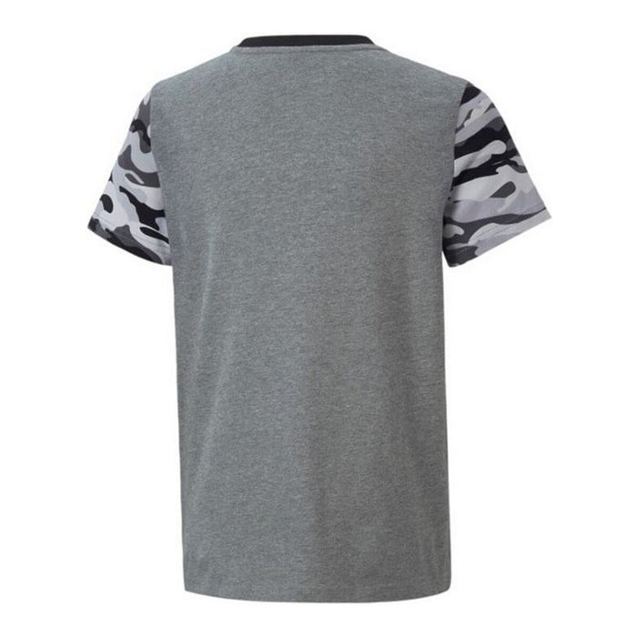 Tricou cu Mânecă Scurtă Copii Puma ESS+ Camo Negru