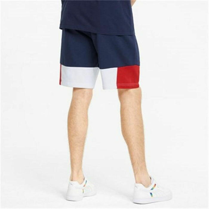 Pantaloni Scurți Sport pentru Bărbați Puma Essentials+ Block Albastru închis