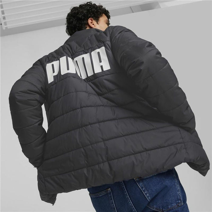 Jachetă Sport de Bărbați Puma  Essentials+ Padded Negru
