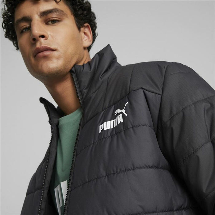 Jachetă Sport de Bărbați Puma  Essentials+ Padded Negru