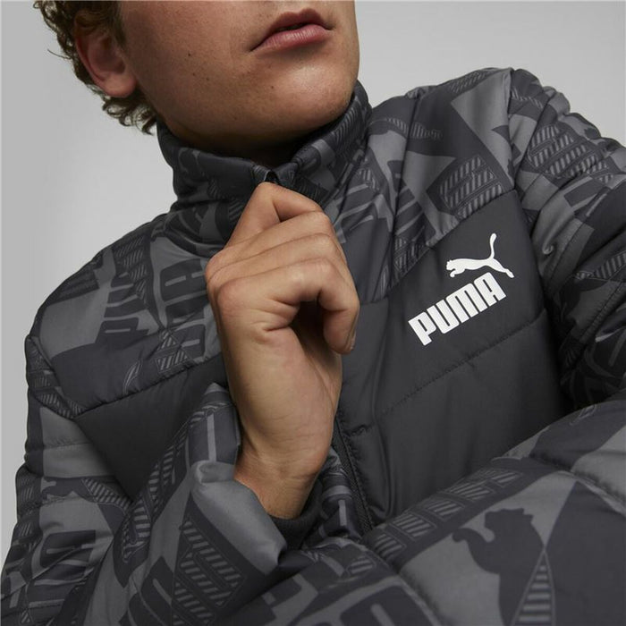 Jachetă Sport de Bărbați Puma Essentials Padded Negru