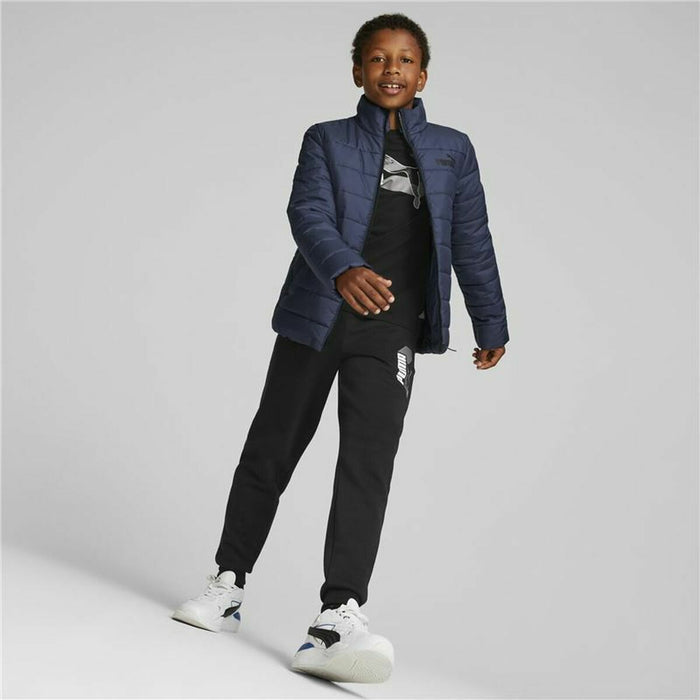 Jachetă Sport pentru Copii Puma Essentials Padded Bleumarin