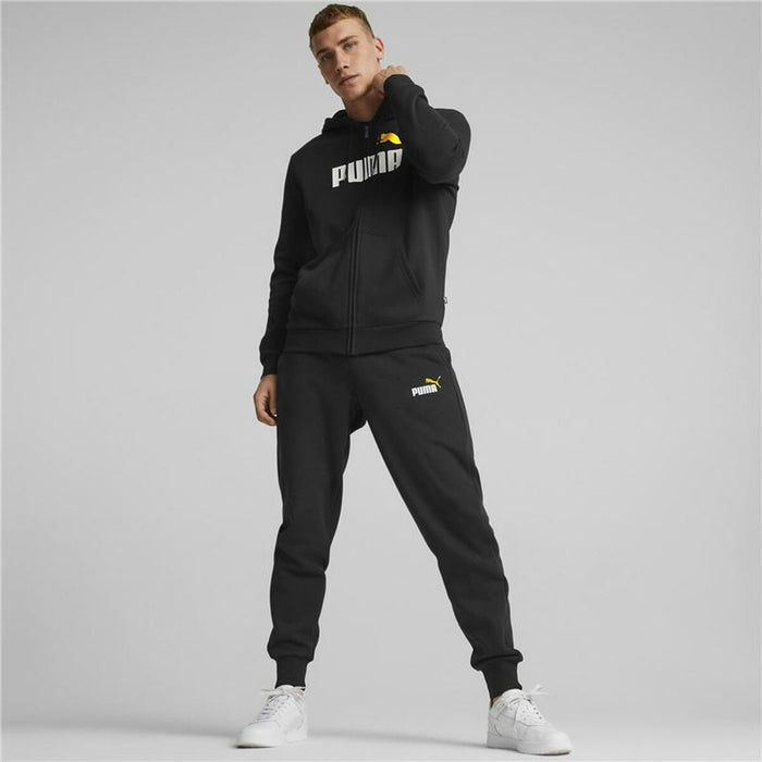 Hanorac cu Glugă Bărbați Puma Essentials Two Tone Negru