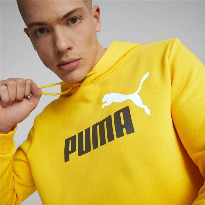 Hanorac cu Glugă Bărbați Puma Essentials + Two Tone Big Logo Galben