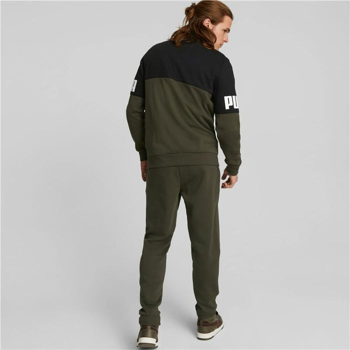 Trening pentru Adulți Puma Power Colorblock Măslină Bărbați