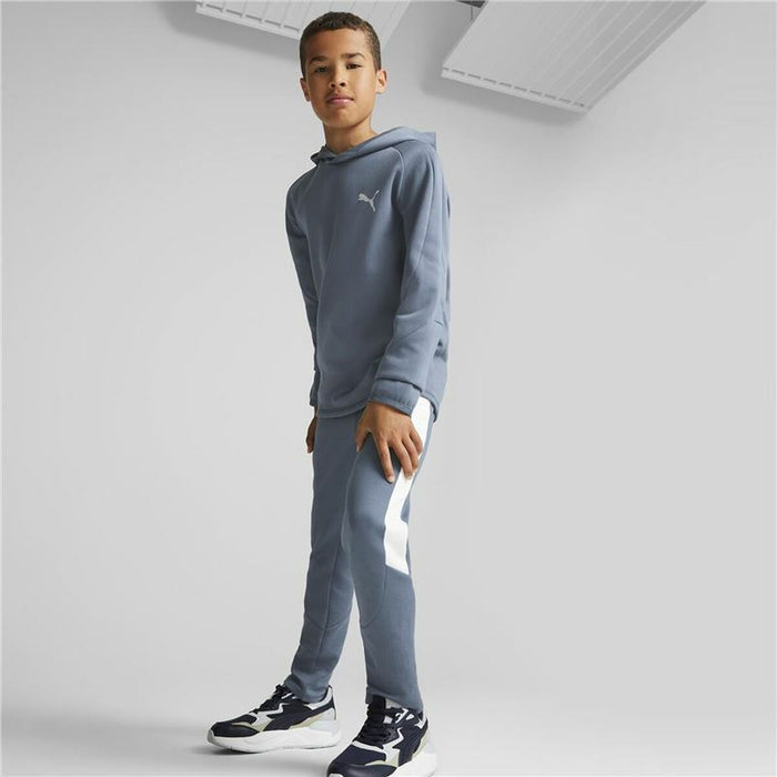 Hanorac cu Glugă Unisex Puma Evostripe Youth Albastru