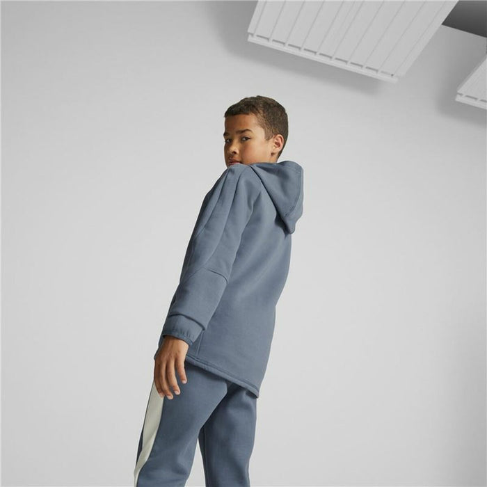 Hanorac cu Glugă Unisex Puma Evostripe Youth Albastru