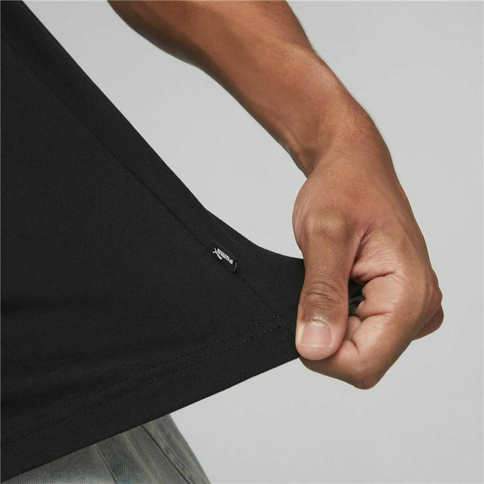 Tricou cu Mânecă Scurtă Bărbați Puma Essentials Elevated Negru