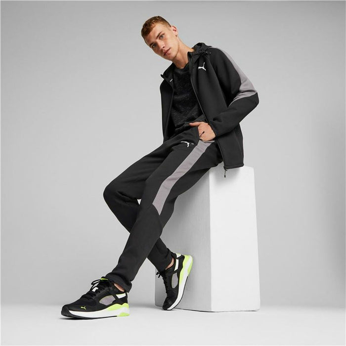 Pantaloni lungi de sport Puma Negru Bărbați