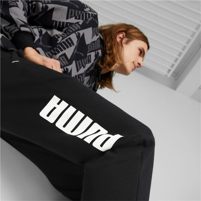 Pantaloni lungi de sport Puma Power Sweatpants Negru Bărbați