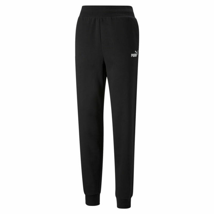 Pantalon de Trening pentru Adulți Puma ESS+ Embroidery High-Waist Femeie Negru