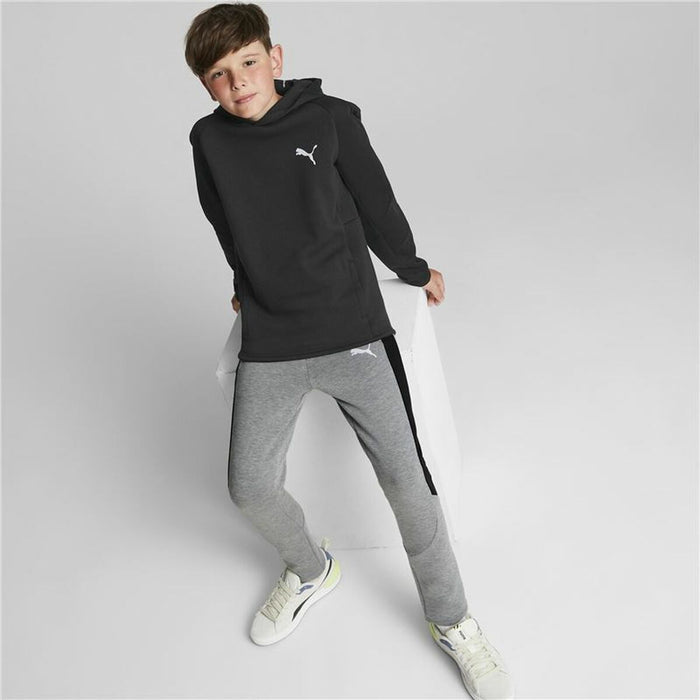 Hanorac cu Glugă Unisex Puma Evostripe Youth Negru