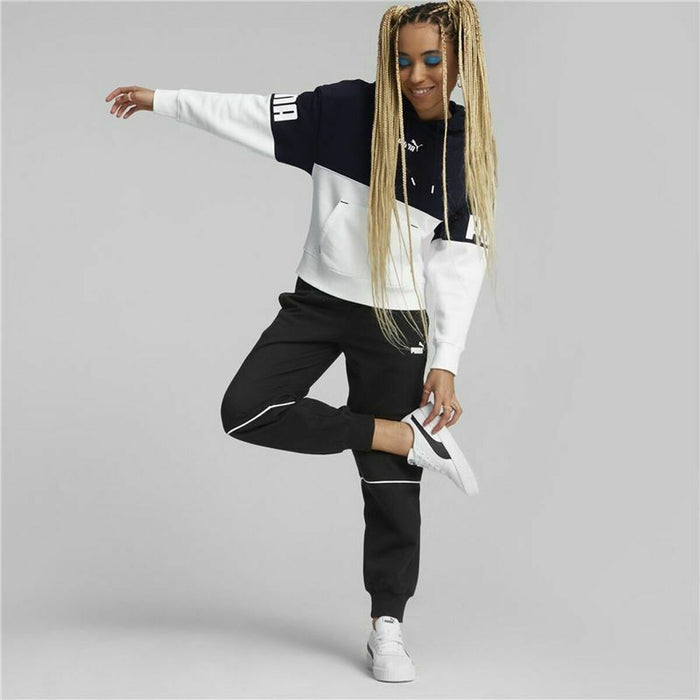 Pantalon de Trening pentru Adulți Puma Colorblock  Negru Femeie