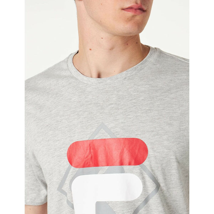 Tricou cu Mânecă Scurtă Bărbați Fila FAM0447 80000 Gri