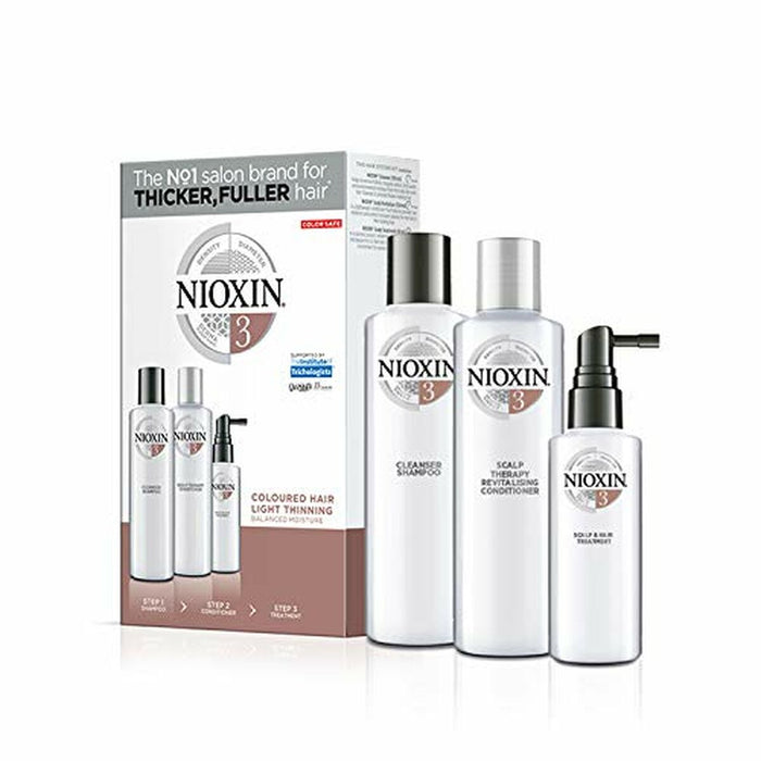 Set Coafor Nioxin System 3 Tratament Anti-cădere 3 Piese