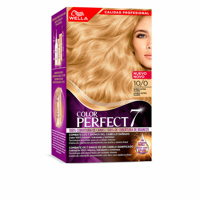 Vopsea Permanentă Wella Color Perfect 7 Păr Cărunt 60 ml