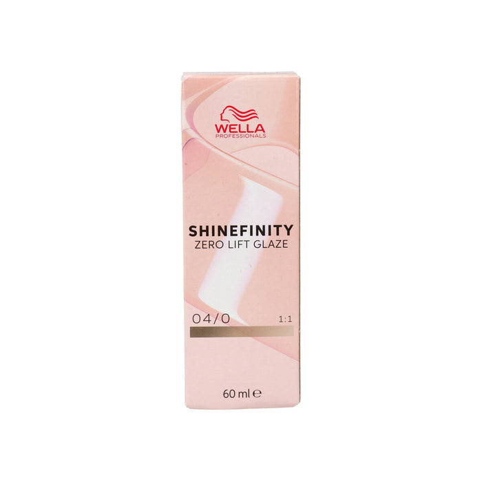 Vopsea Permanentă Wella Shinefinity Color Nº 04/0 60 ml