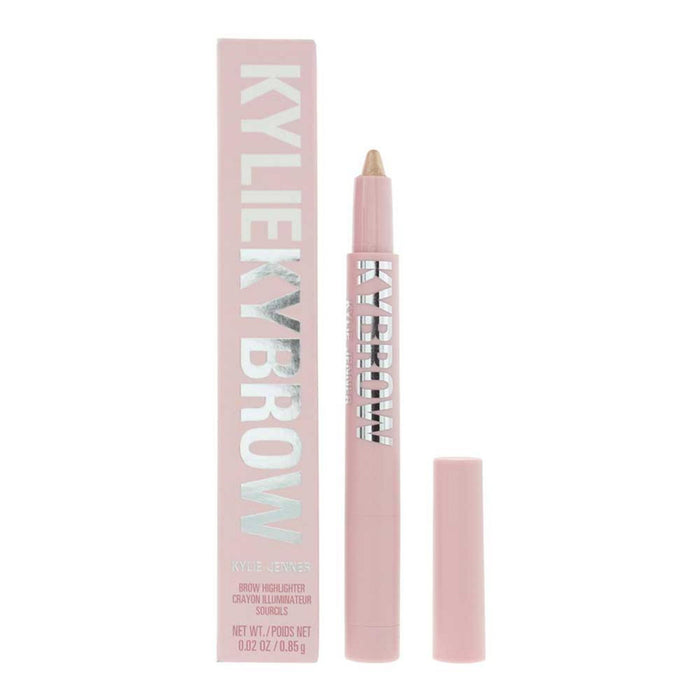 Creion cremă iluminator pentru sprâncene Kylie Cosmetics Kybrow, nuanța 001 Strălucire ușoară, 0,86 g