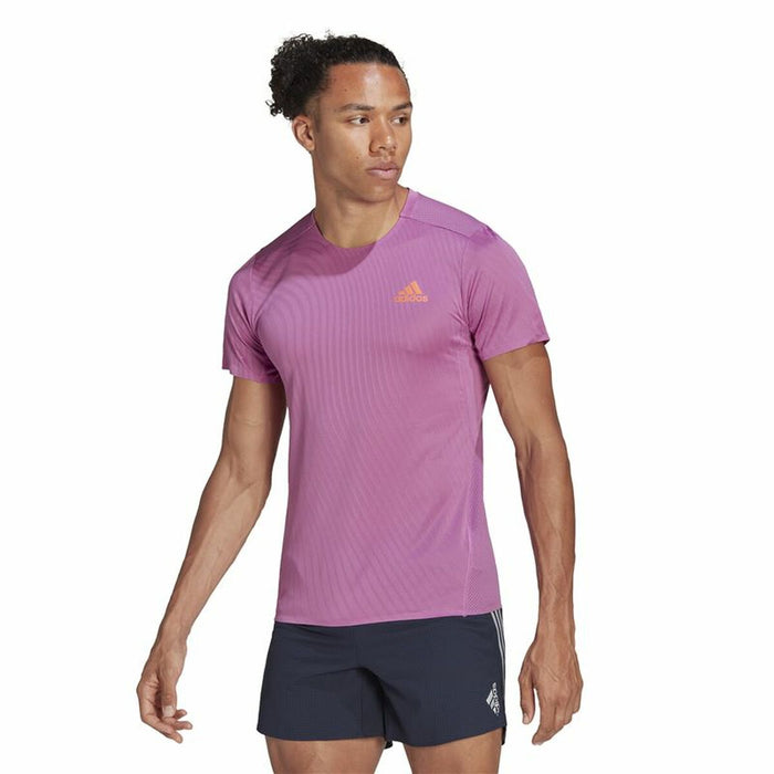 Tricou cu Mânecă Scurtă Bărbați Adidas Adizero Speed Roșu închis
