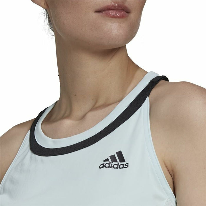Tricou cu Bretele Damă Adidas Club Tennis Albastru celest