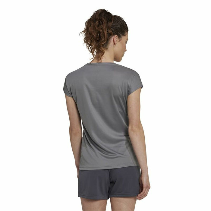 Tricou cu Mânecă Scurtă Femei Adidas Gri închis