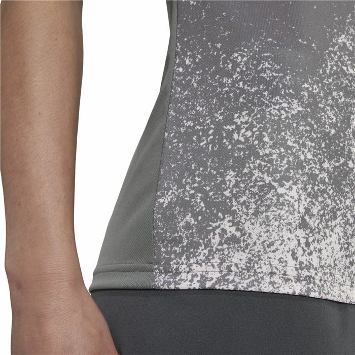 Tricou cu Mânecă Scurtă Femei Adidas Gri închis