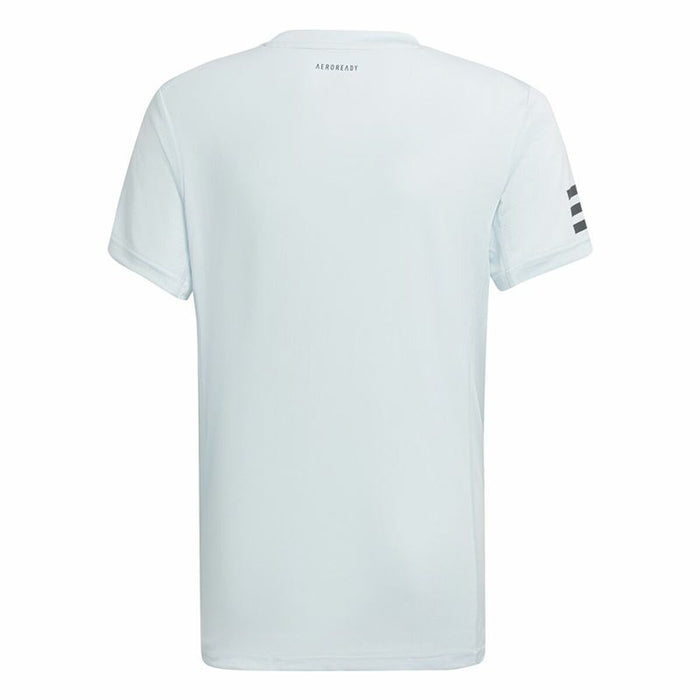 Tricou cu Mânecă Scurtă pentru Copii Adidas Club Tennis 3 bandas Alb