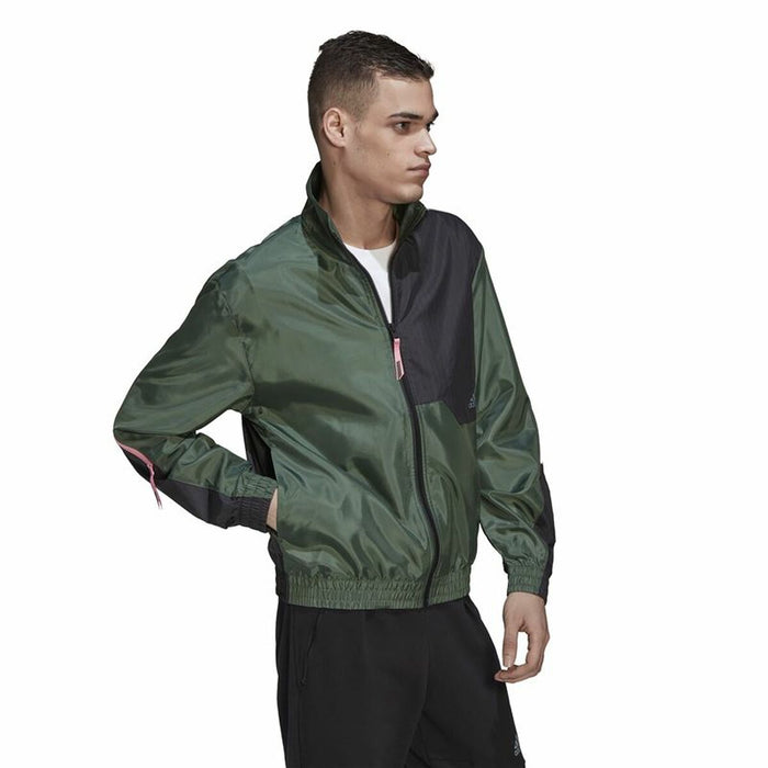Jachetă Sport de Bărbați Adidas X-City Verde inchis