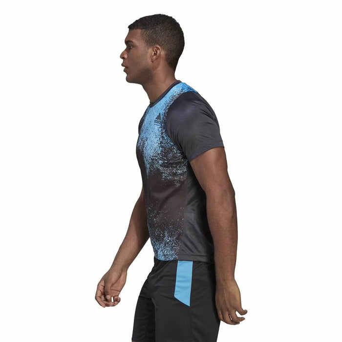 Tricou cu Mânecă Scurtă Bărbați Adidas Negru