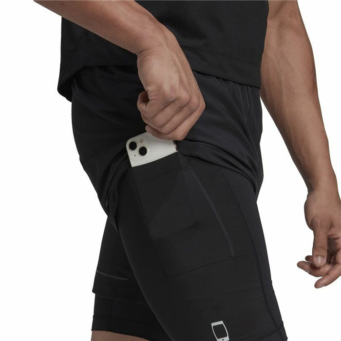Pantaloni Scurți Sport pentru Bărbați Adidas HIIT Spin Training Negru