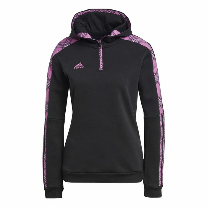Hanorac cu Glugă Femei Adidas winterized Negru