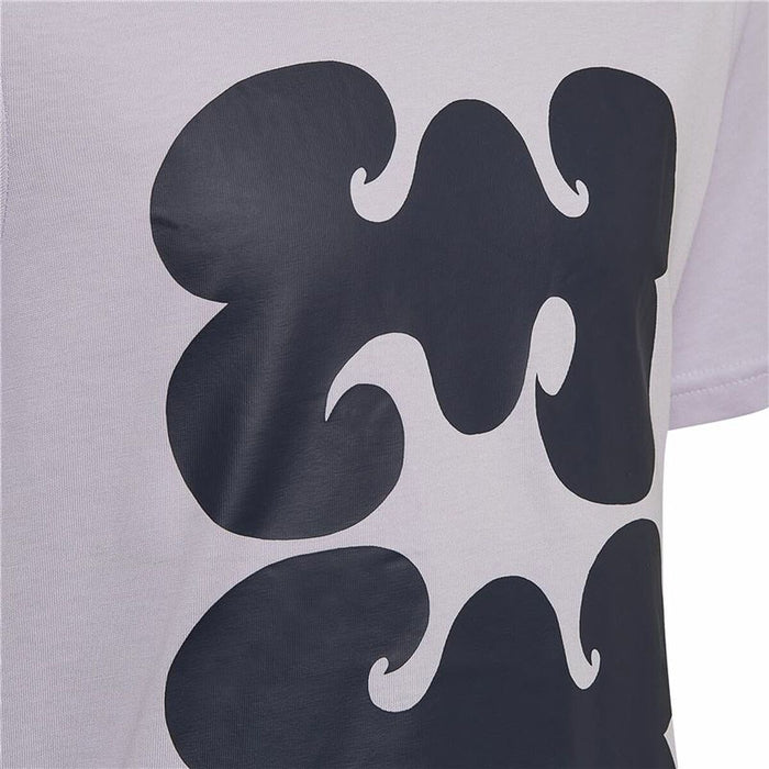 Tricou cu Mânecă Scurtă pentru Copii Adidas Marimekko Graphic Prună