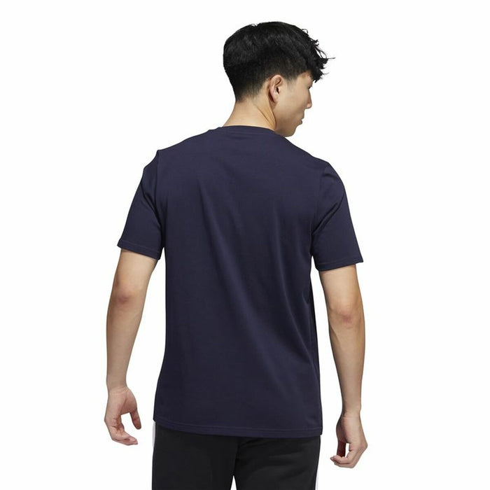 Tricou cu Mânecă Scurtă Bărbați Adidas Embroidered GT Negru